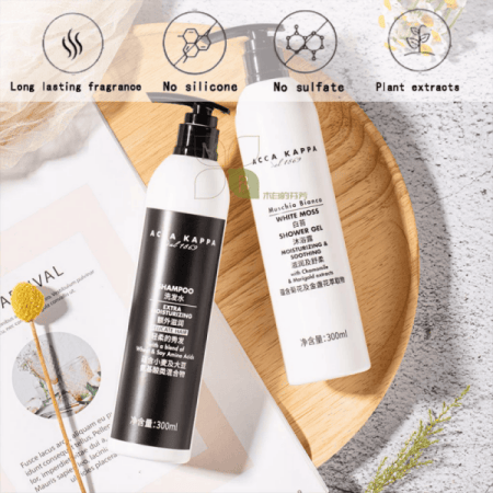 Wanda Vista Hotel Shampoo & Conditioner & Body Lotion & Shower Gel 300ML | ACCA KAPPA