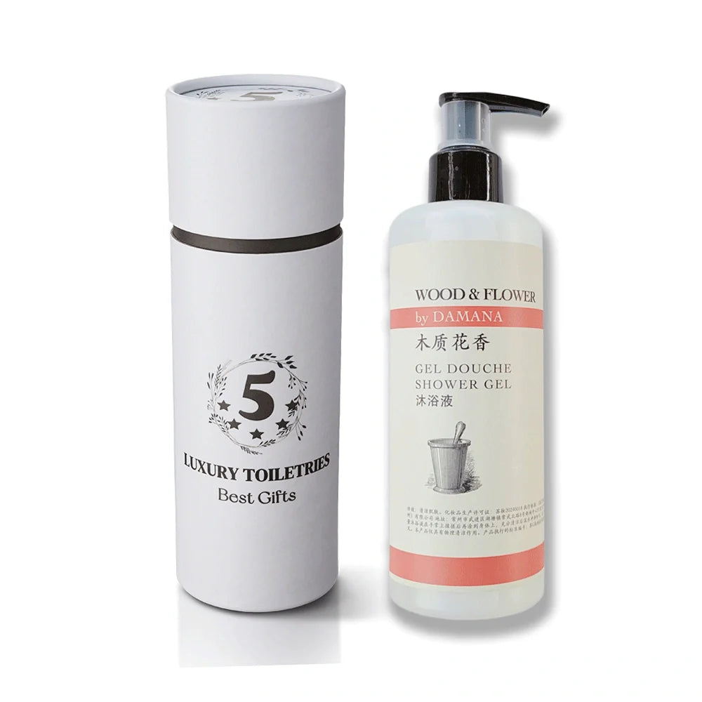 Empark Grand Hotel Shampoo or Conditioner or Shower Gel or Body Lotion or Hand Wash 300ML | DAMANA WOOD FLOWER