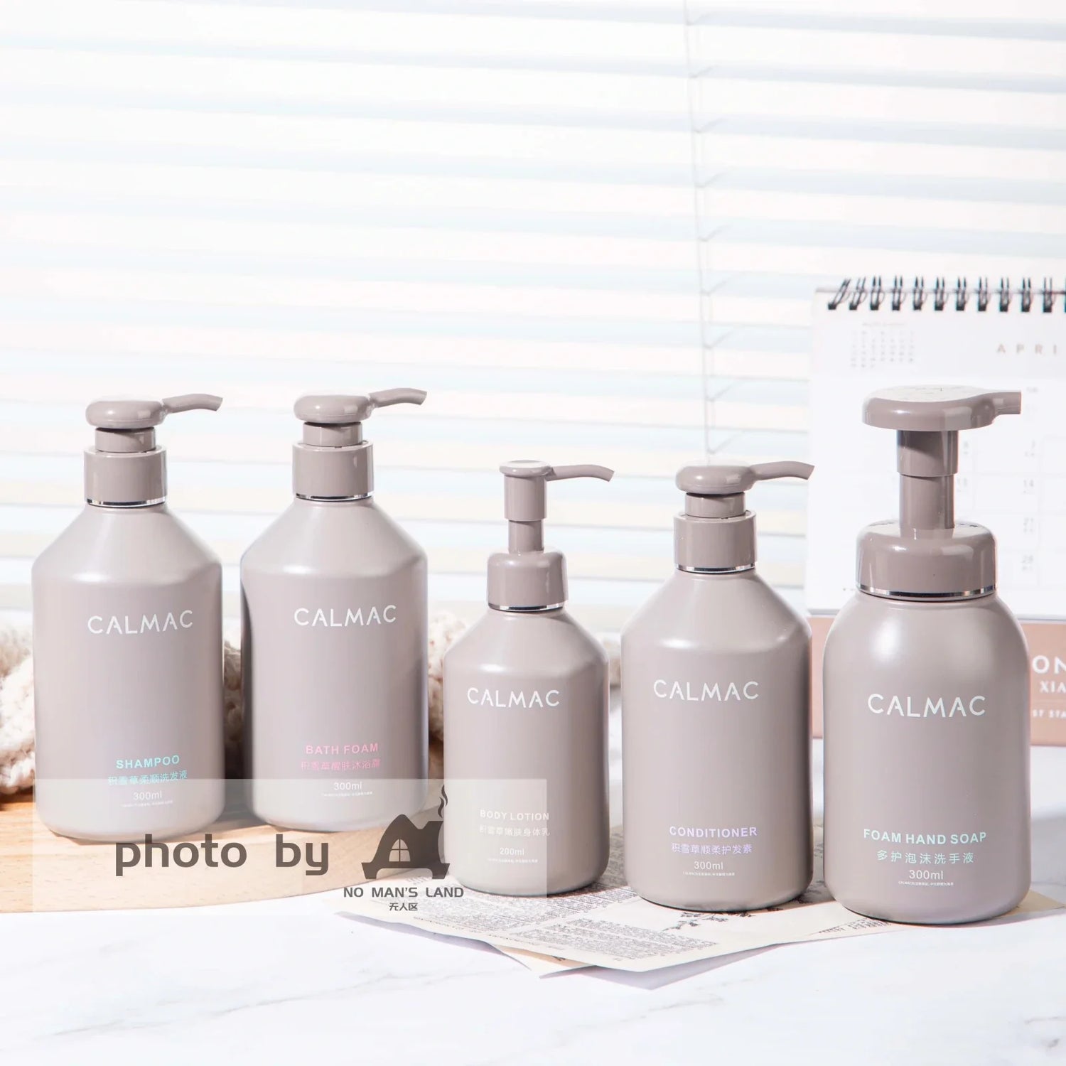 CALMAC Shampoo &amp; Conditioner &amp; Body Lotion &amp; Shower Gel &amp; Hand Wash 300ML
